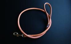 Round Leather Lead 12mm×110cm