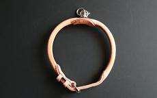 TOCHIKAN Round Leather Large Collar S