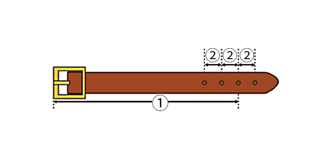 Size Of The Round Leather Collar for Cats